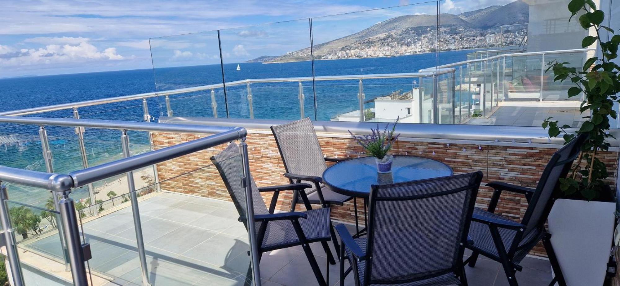 شقة Sadet'S Penthouse Saranda المظهر الخارجي الصورة