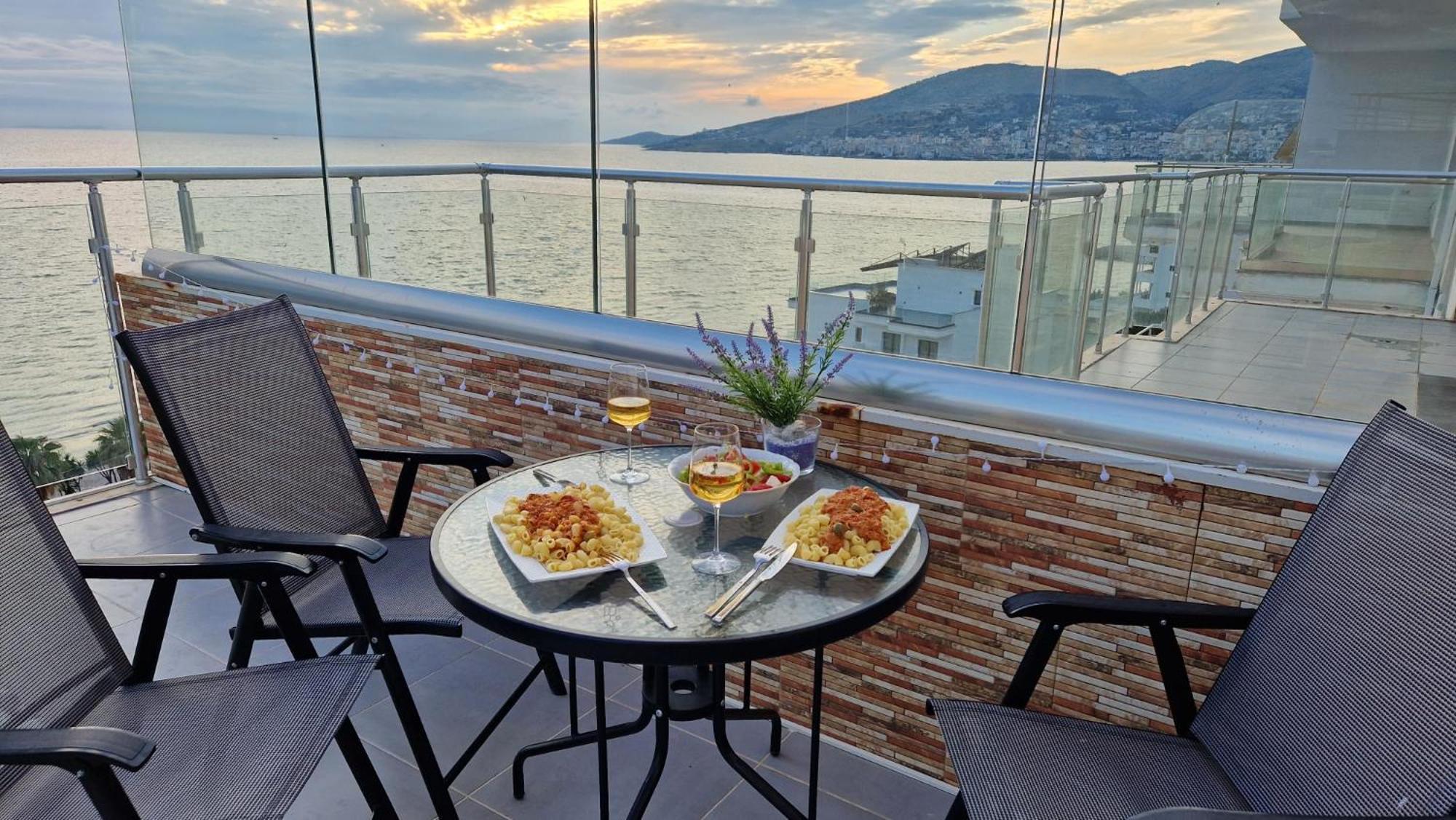 شقة Sadet'S Penthouse Saranda المظهر الخارجي الصورة