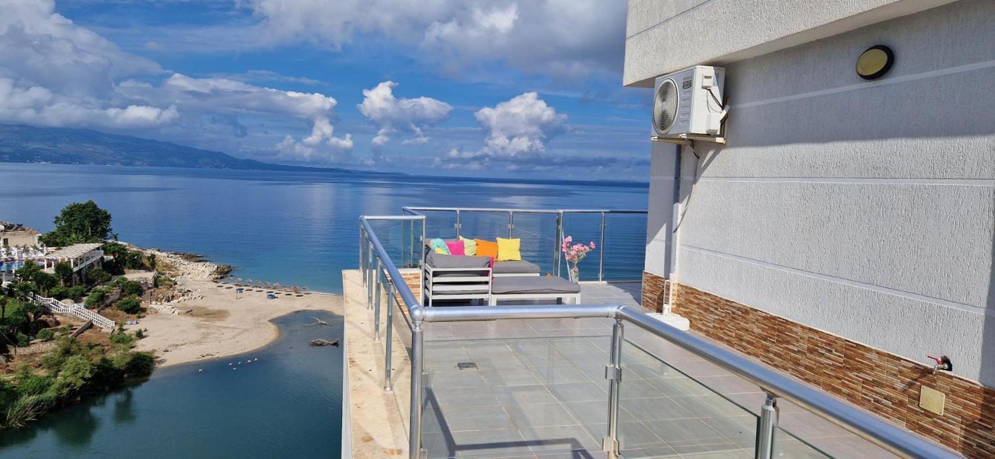 شقة Sadet'S Penthouse Saranda المظهر الخارجي الصورة