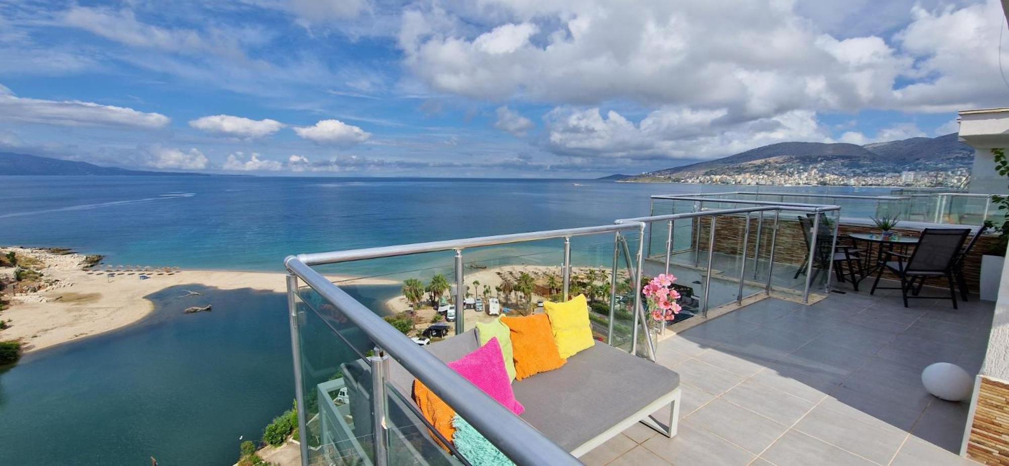 شقة Sadet'S Penthouse Saranda المظهر الخارجي الصورة