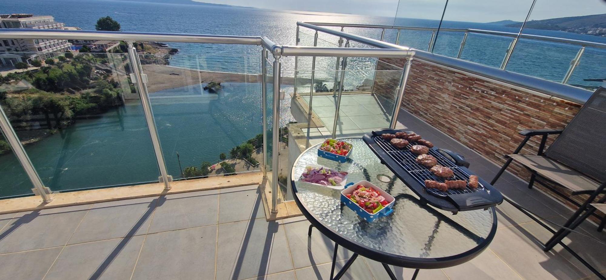 شقة Sadet'S Penthouse Saranda المظهر الخارجي الصورة