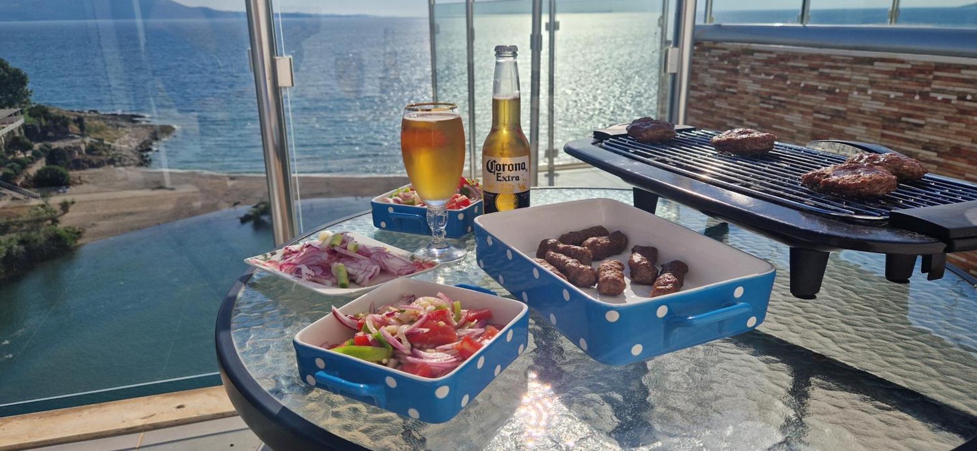 شقة Sadet'S Penthouse Saranda المظهر الخارجي الصورة